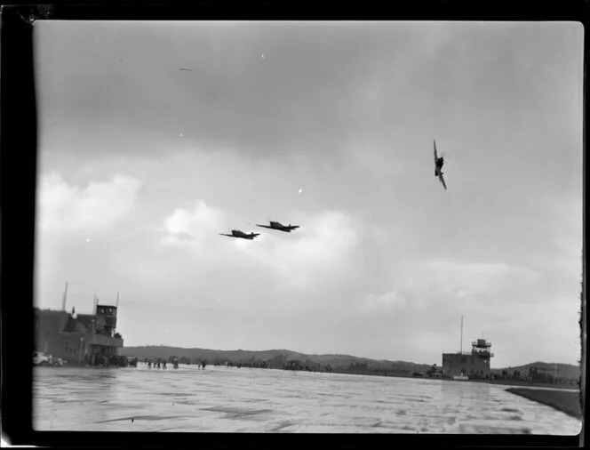 Flying display at Whenuapai airbase