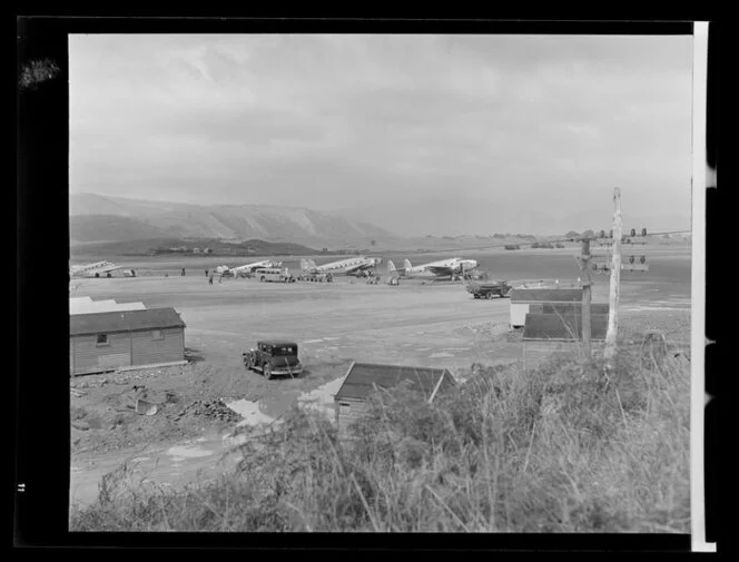 New Zealand National Airways Corporation, Paraparaumu Airport