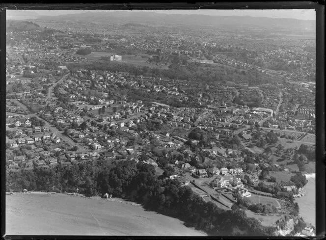 St Stephens Ave from Point Resolution, Auckland