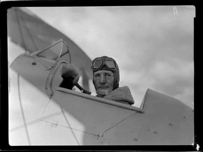 Pilot Tony Firth at the Waikato Air Pageant