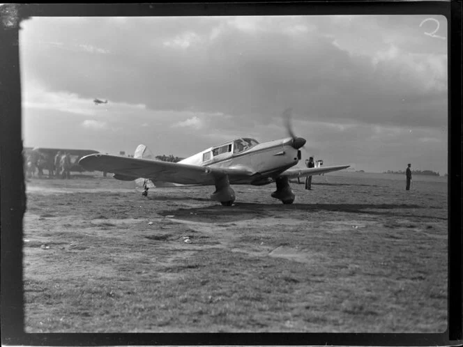 Percival Proctor aircraft at the Waikato Air Pageant