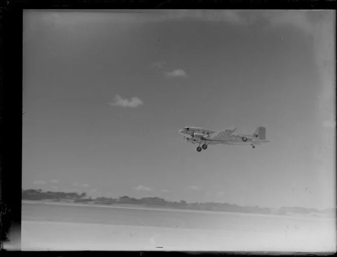 Dakota aircraft taking off