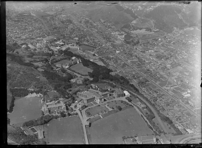 Wellington College, Government House and Wellington City Hospital