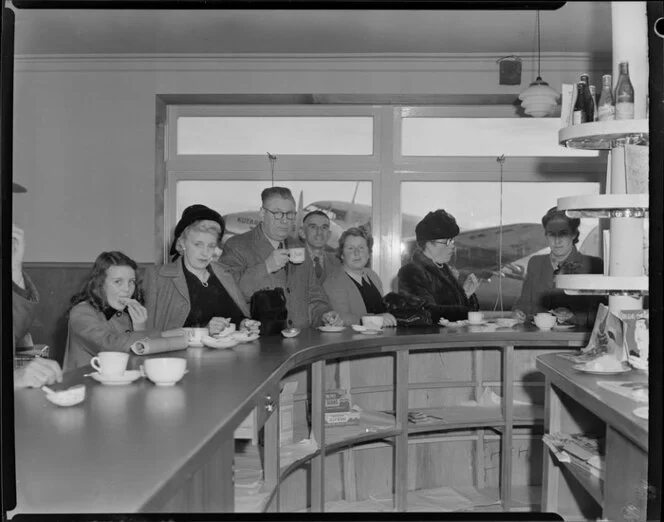 Refreshment room at Harewood, Christchurch