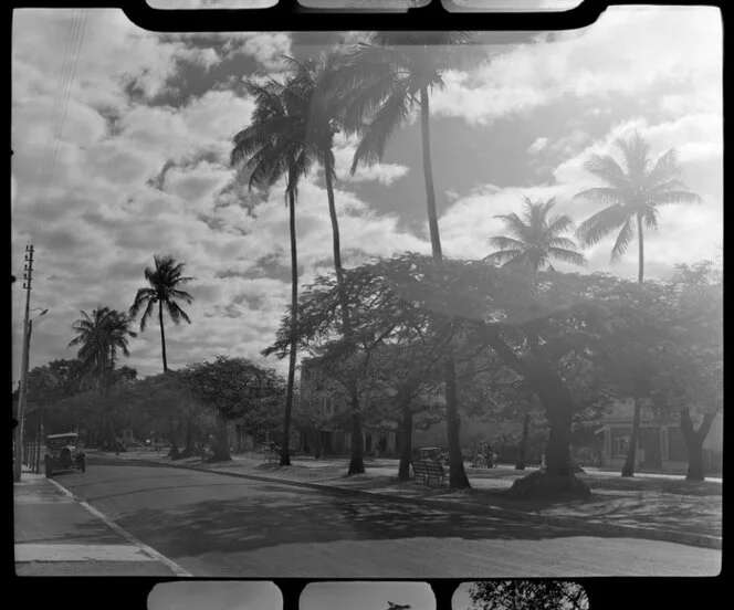 Street scene in Noumea, New Caledonia