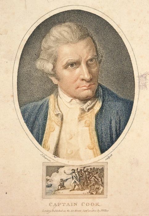 Holland, Nathaniel Dance (Sir), 1734-1811 :Captain Cook. [Dance pinxit] J. Chapman sculpsit. London Published as the Act directs September 20 1800 by J.Wilkes.