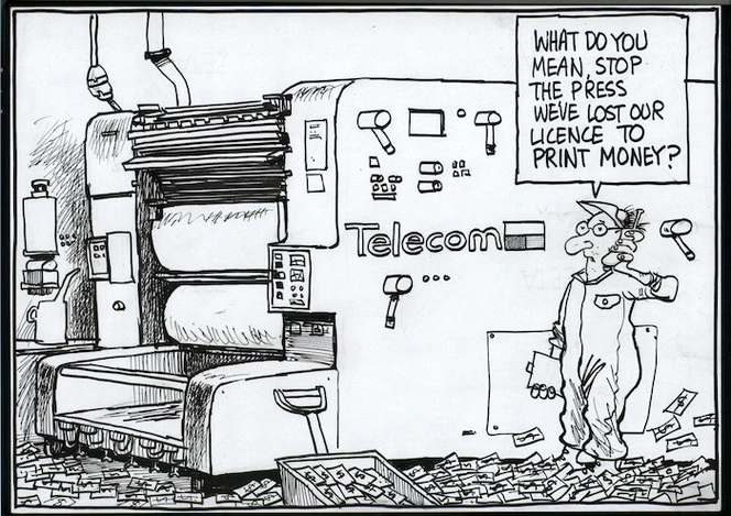 "What do you mean, stop the press. You mean we've lost our licence to print money?" 5 May, 2006.