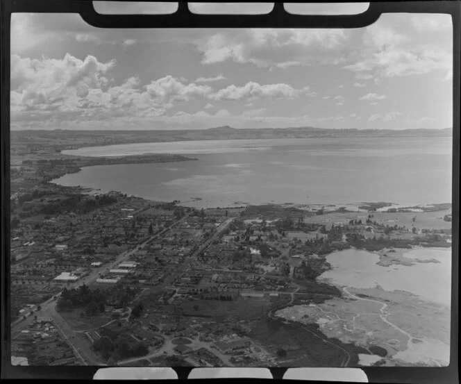 Rotorua with Lake Rotorua