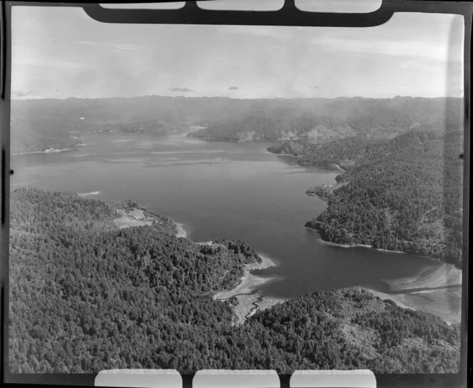 Lake Waikaremoana, Wairoa District, featuring native forest