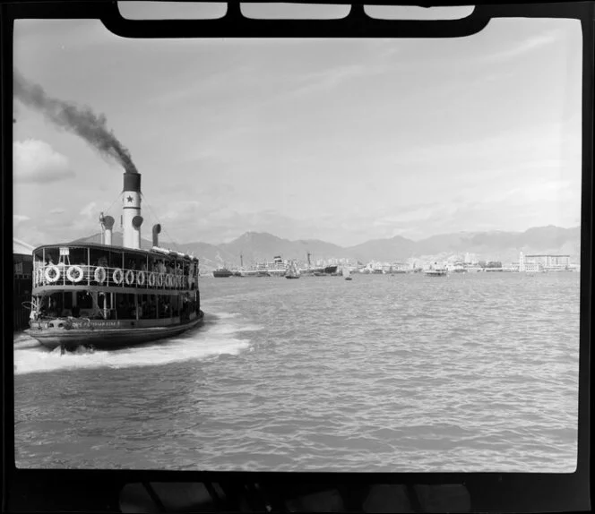 Star Ferry transporting passengers across Victoria Harbour from Hong Kong to Kowloon