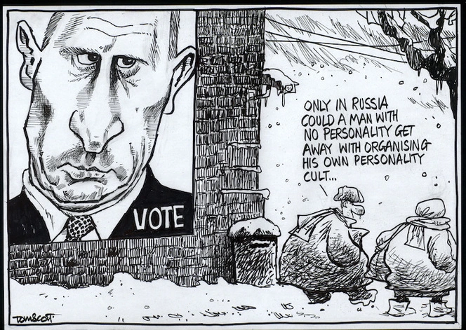 "Only in Russia could a man with no personality get away with organising his own personality cult..." 5 December, 2007