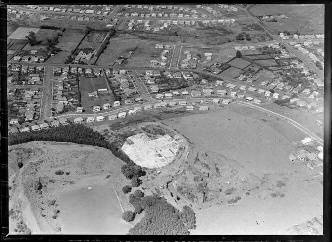 Construction of Mt Albert reservoir, Auckland