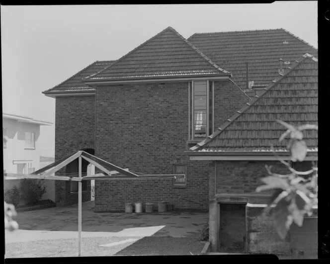 Rear view of the American Consulate's house, Auckland