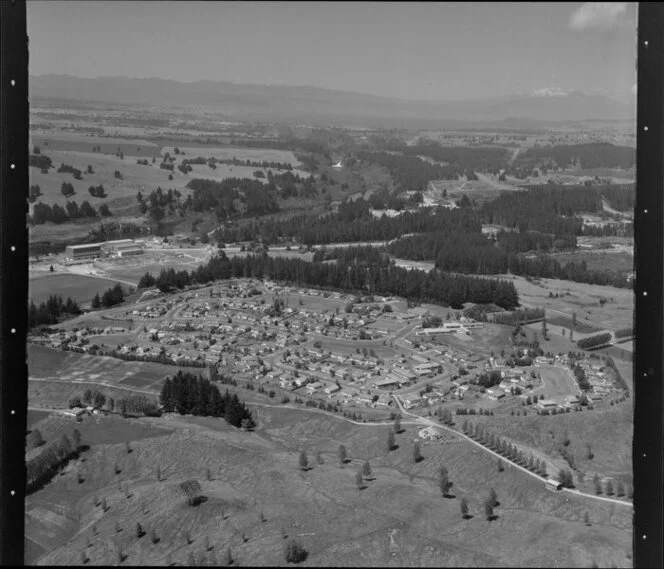 Wairakei Geo-thermal Power Station and village