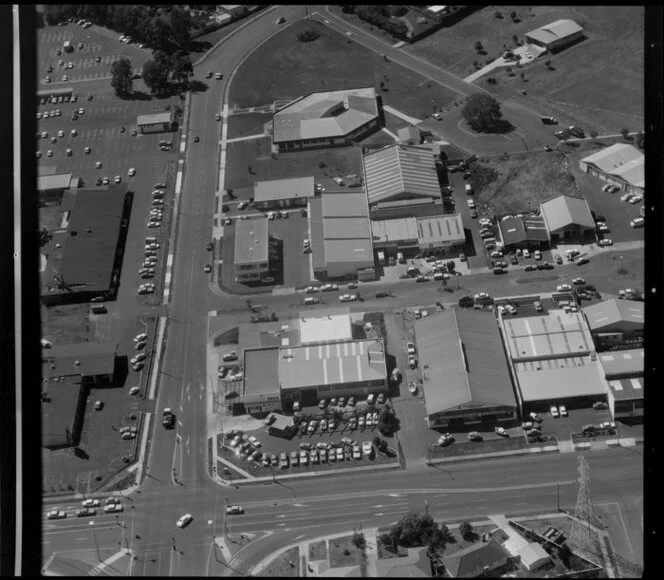 Unidentified factories, Carbine Road industrial area, Mt Wellington, Auckland