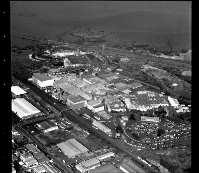 Westfield Freezing Works, Otahuhu, Manukau City, Auckland, including Mangere Inlet