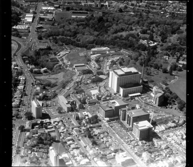 Grafton, Auckland, including Auckland City Hospital and Auckland Domain