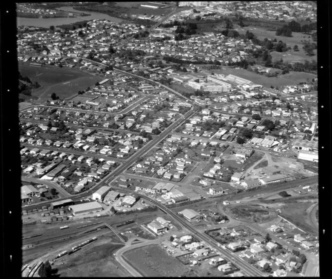 Otahuhu, Auckland, including houses and workshops