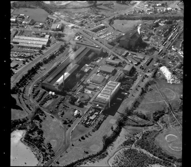Unidentified factories in industrial area, Manukau City, Auckland