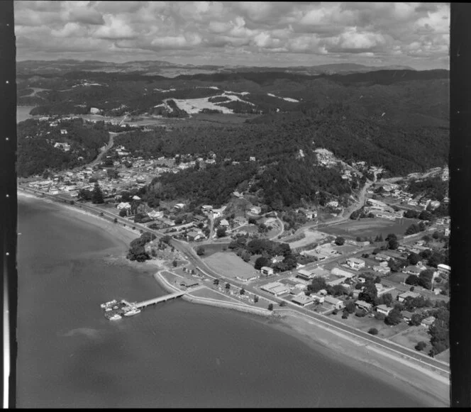 Paihia, Bay of Islands, showing Fullers wharves