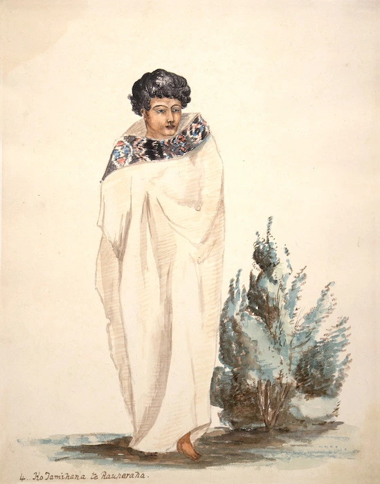 Hutton, Thomas Biddulph, 1824-1886 :Ko Tamihana te Rauparaha. [1845]
