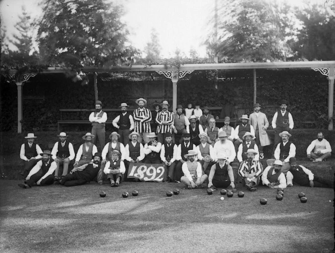 Bowls team, probably in the Wanganui Region