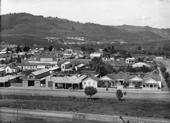 Part 3 of a 3 part panorama of Taumarunui