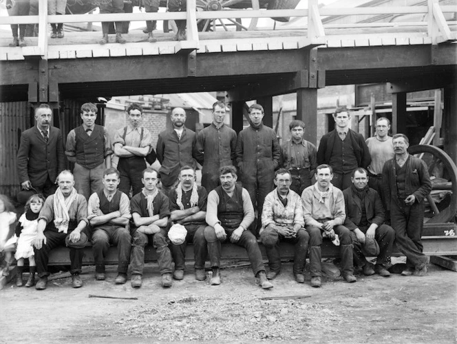 Workers who manned the Wellington City Council rubbish destructor