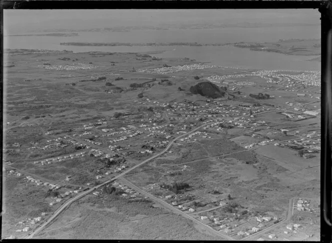 Ellerslie, Panmure Highway, Auckland, with Mount Wellington Domain in the background