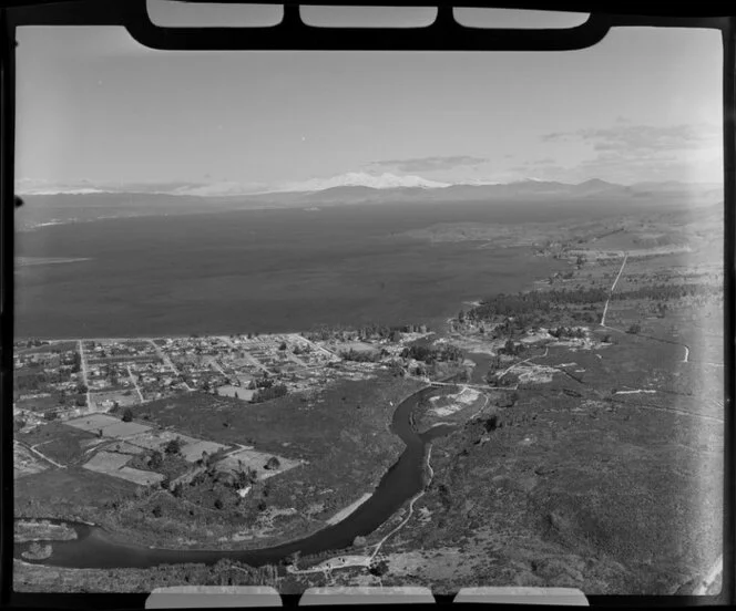 Lake Taupo and Taupo township