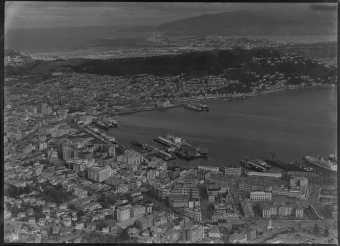 Downtown Wellington and Lambton Harbour