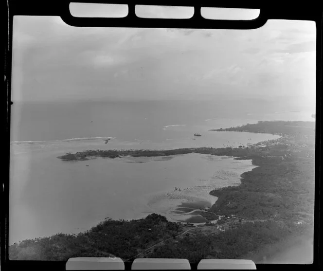 Apia, Upolu, Samoa, showing a bay