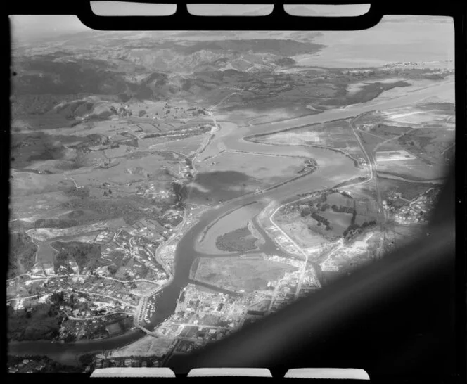 Whangarei Harbour, Northland Region, including Hatea River and residential areas