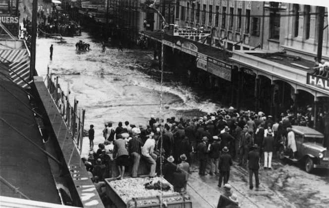 Flooding, Devon Street, New Plymouth