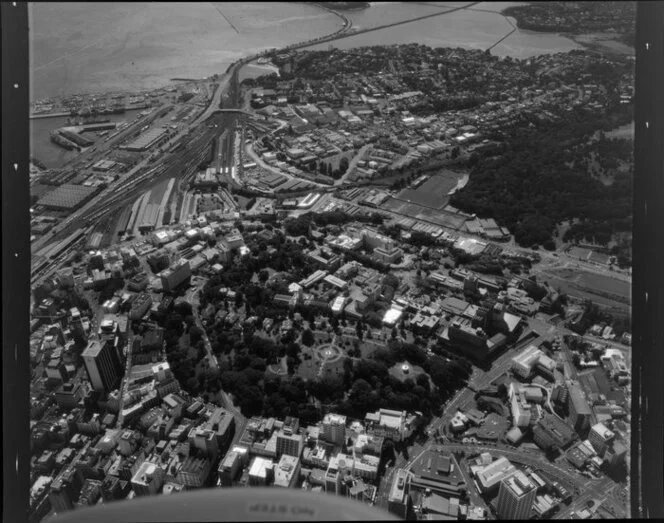 Auckland city including University of Auckland