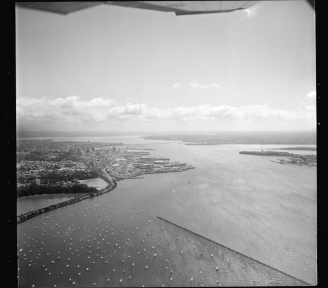 Auckland wharves and Parnell