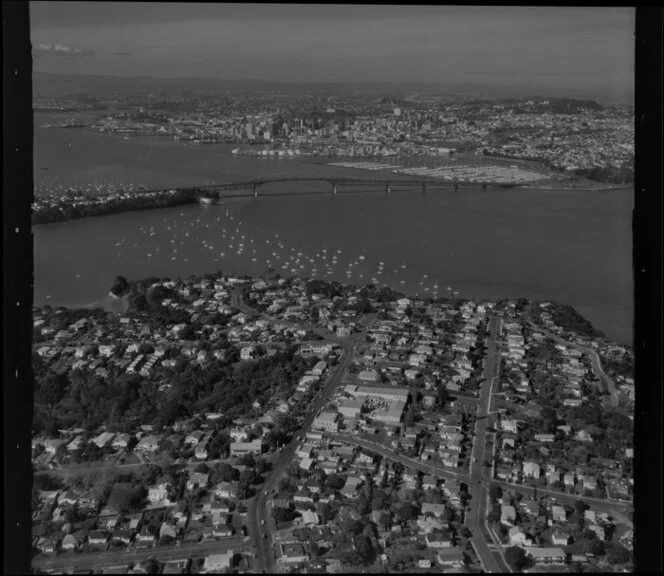 Birkenhead and the harbour bridge, Auckland