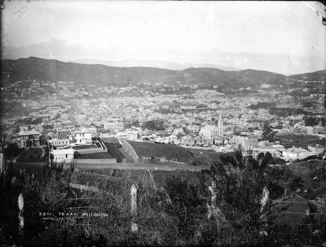 Overlooking Wellington city