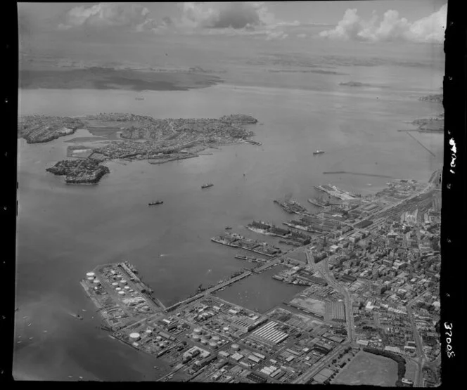 Auckland waterfront and Harbour