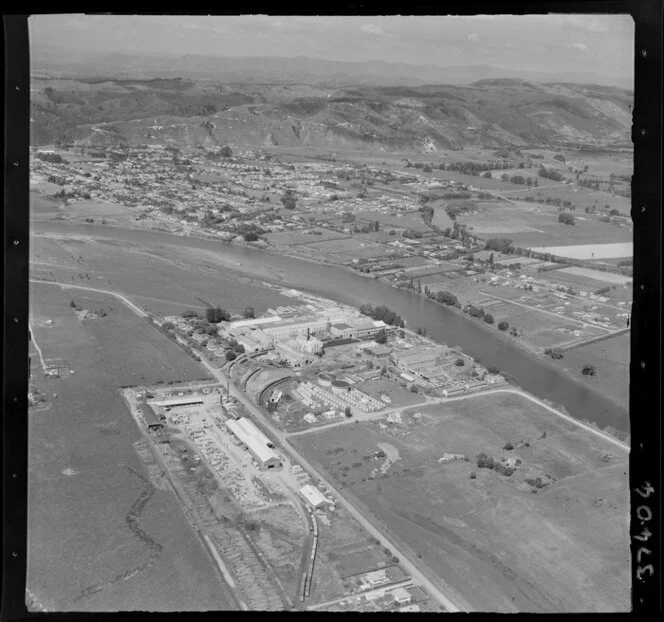 Whakatane Mill Ltd, including Kopeopeo Canal in the background