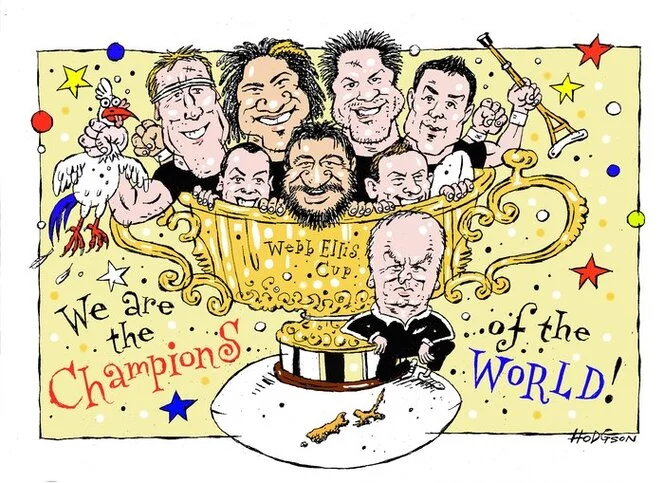 Hodgson, Trace, 1958- :'We are the champions of the world!' 23 October 2011