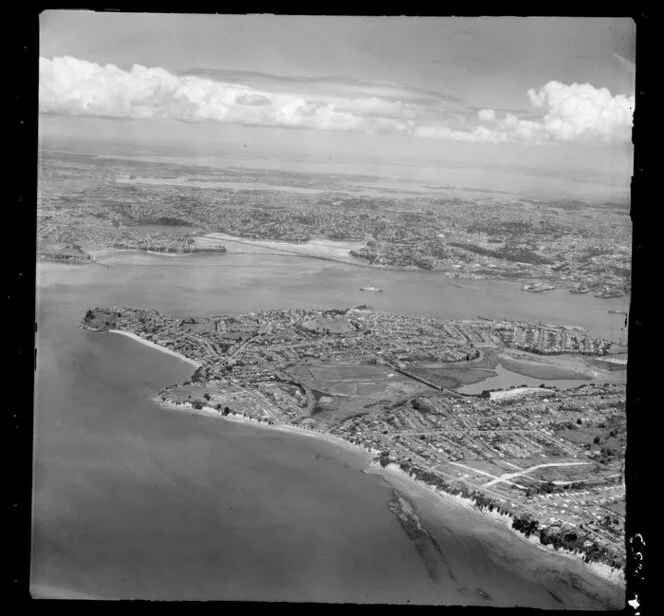 North Shore, Narrow Neck, looking towards Auckland