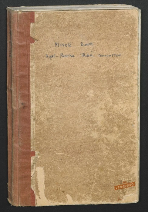 Ngati Poneke Tribal Committee :Minute book