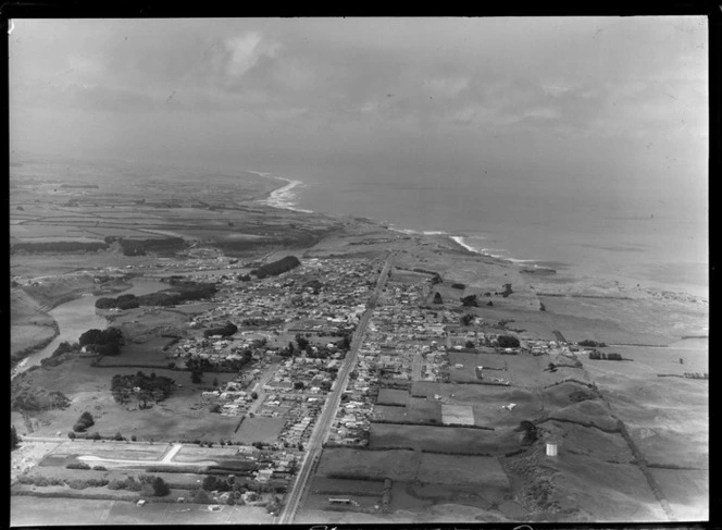 Patea, from the air, for Patea Borough Council