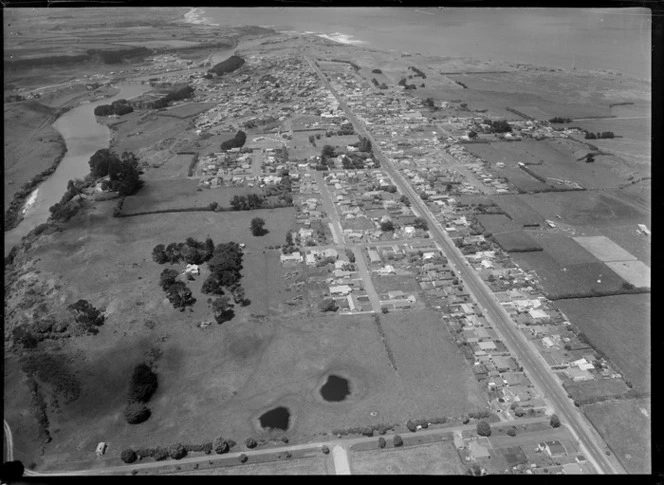 Patea, from the air, for Patea Borough Council