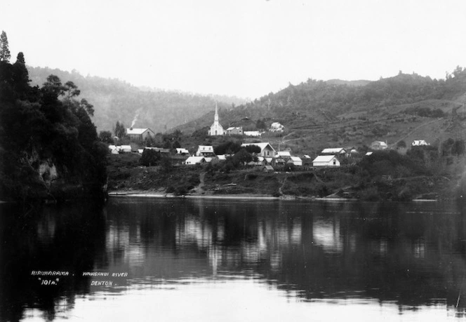 Looking across the Whanganui River towards Jerusalem