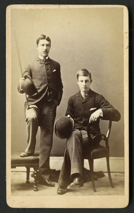 Brown, William Edmond fl 1875-1885 : Portrait of James and Francis Fulton