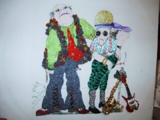 Embroidery Cartoon [1], 2003