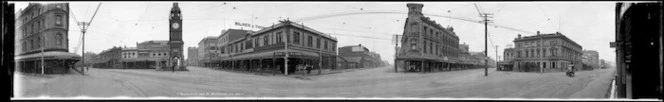 Manchester and High Streets Christchurch N.Z. 1923