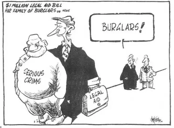 Hubbard, James 1949- :$1 Million Legal Aid Bill for Family of Burglars..news. Serious crims. Legal Aid. 'BURGLARS!' The Dominion, 12 April 2002.